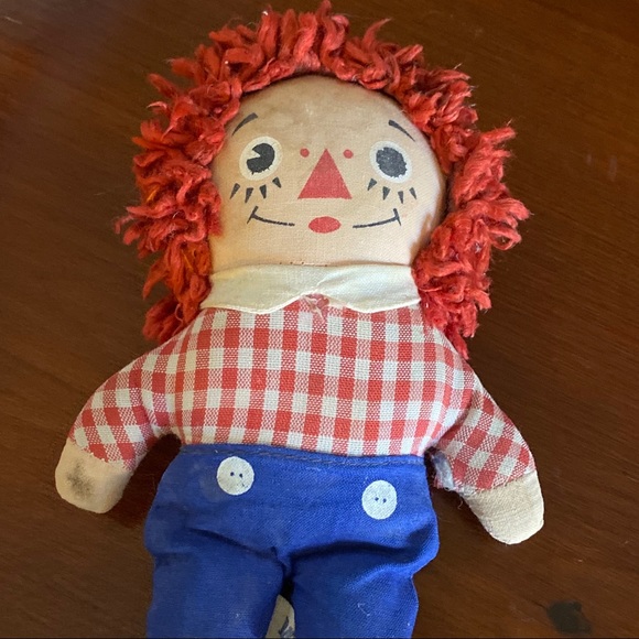 Vintage Raggedy Andy Plush Stuffed Doll Toy - Picture 11 of 15